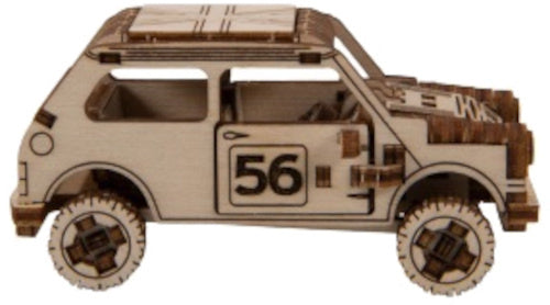 modelbouwset Superfast 8,4 cm hout goud 98-delig