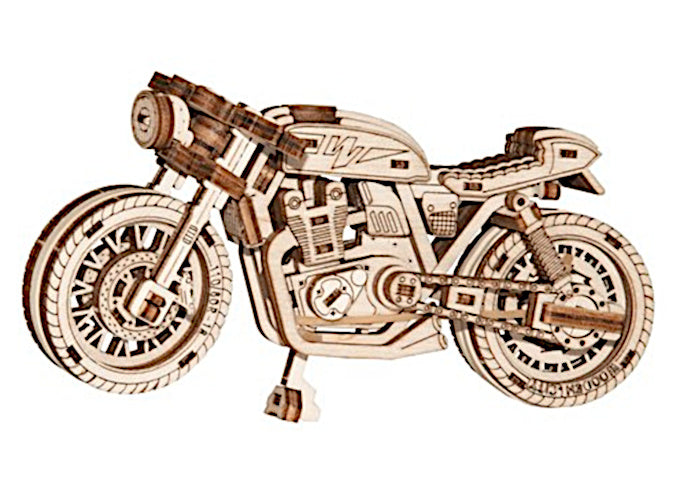 modelbouwset Racer 14 cm hout naturel 85-delig