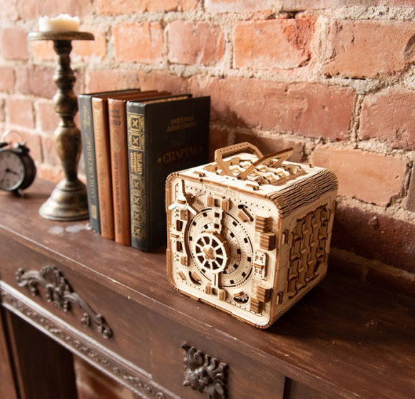 modelbouwset Kluis 15 cm hout naturel 225-delig