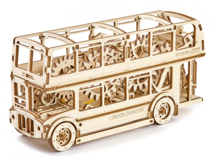 modelbouwset Londen Bus hout naturel 216-delig