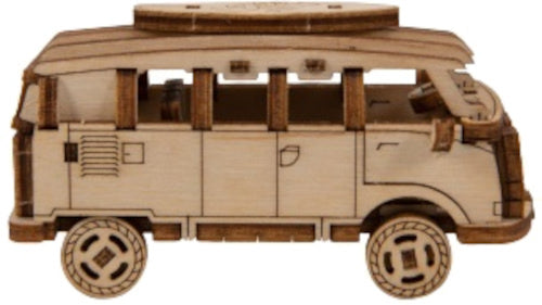 modelbouwset Superfast 8,5 cm hout goud 56-delig