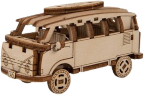 modelbouwset Superfast 8,5 cm hout goud 56-delig