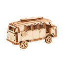 modelbouwset minibus Superfast 8,5 cm hout naturel