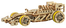 modelbouwset Racewagen hout naturel 108-delig