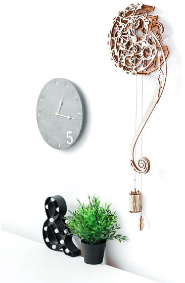 modelbouwset Slingerklok 52 cm hout 121-delig