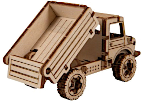 modelbouwset Superfast 8,6 cm hout goud 68-delig