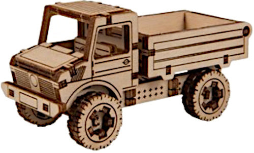 modelbouwset Superfast 8,6 cm hout goud 68-delig