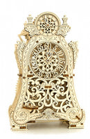 ornament magische klok 21,8 cm hout naturel 149-delig