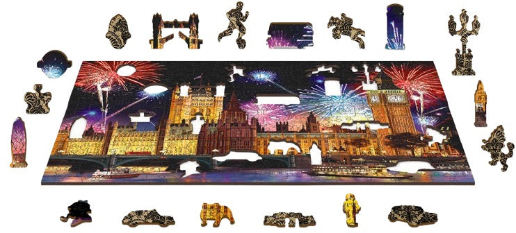 legpuzzel London by Night hout 300 stukjes