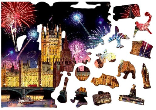 legpuzzel London by Night hout 300 stukjes