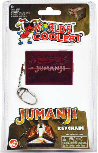 sleutelhanger Jumanji Game 7,5 x 4,8 cm bruin