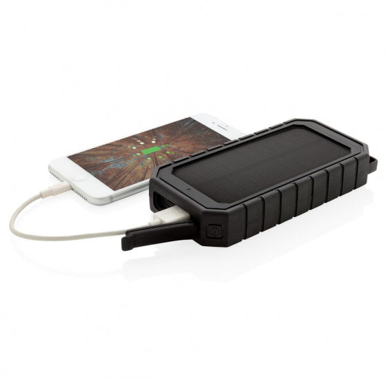 powerbank IPX5 10.000 mAh 13 cm ABS zwart