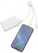 powerbank antimicrobieel 5.000 mAh wit