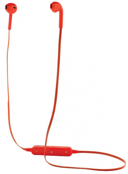 oortelefoon bluetooth 70 cm ABS/EVA rood 3-delig