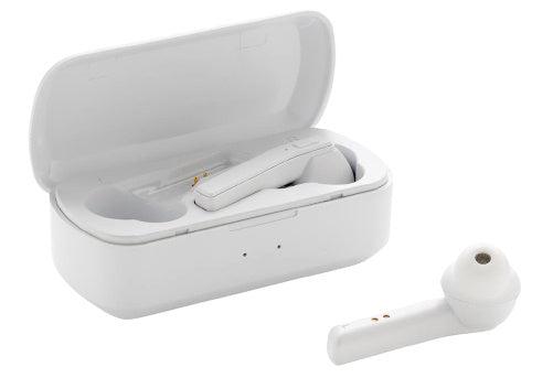 oordopjes in-ear/draadloos 8,1 cm ABS wit