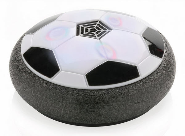 hover voetbal 6 x 17 cm foam zwart/wit