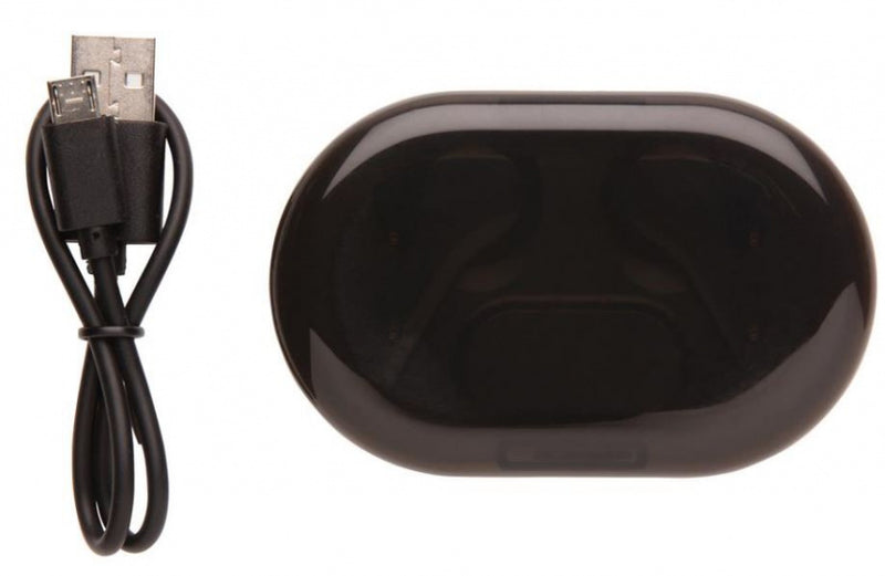 oordopjes in-ear/draadloos ABS zwart