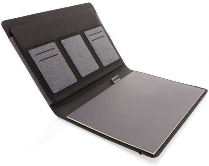 portfoliomap A4 23,7 x 31,1 cm leer grijs