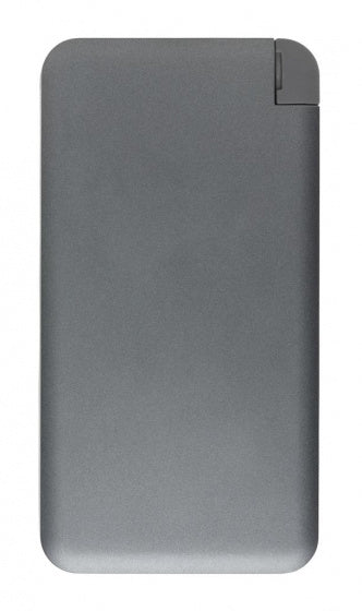 powerbank 10.000 mAh 14 x 7,3 cm alu zilver