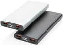 powerbank 10.000 mAh 18W aluminium/ABS zwart