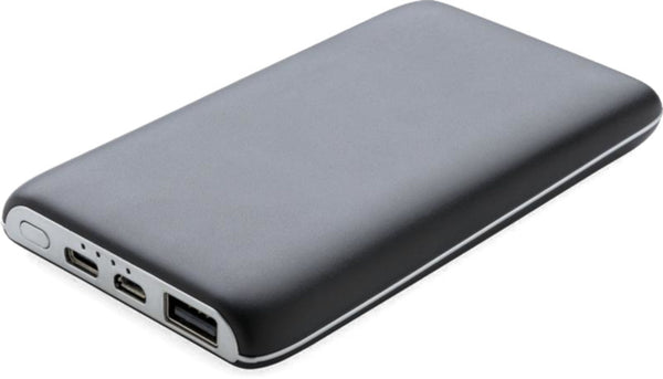 powerbank 4000 mAh 12,7 x 7,2 cm ABS zwart