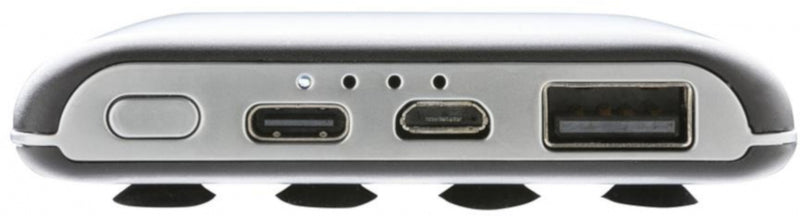 powerbank 4000 mAh 12,7 x 7,2 cm ABS zwart