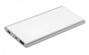 powerbank 4000 mAh 12 x 6,8 cm aluminium zilver