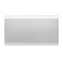 powerbank 4000 mAh 12 x 6,8 cm aluminium zilver