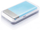 powerbank 4600 mAh 12,5 x 7 cm ABS blauw/grijs