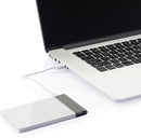 powerbank 4600 mAh 12,5 x 7 cm ABS wit/grijs