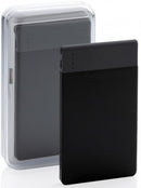 powerbank 4600 mAh 12,5 x 7 cm ABS zwart/grijs