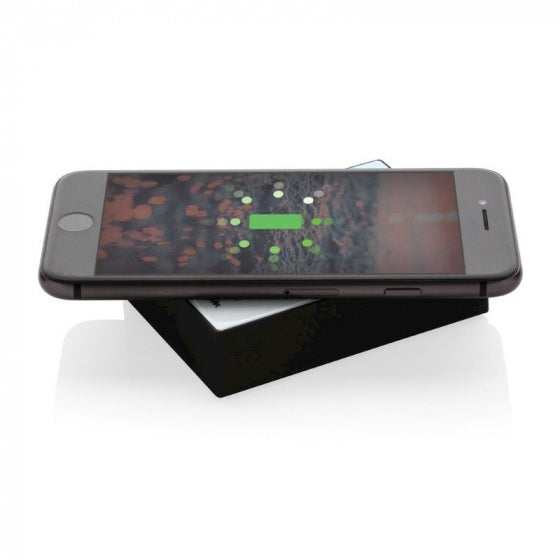 powerbank 5.000 mAh draadloos 10,5 x 6,4 x 1,3 cm zwart