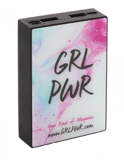 powerbank 5.000 mAh draadloos 10,5 x 6,4 x 1,3 cm zwart