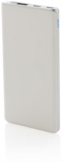 powerbank 5000 mAh 13,4 x 6,8 cm ABS wit