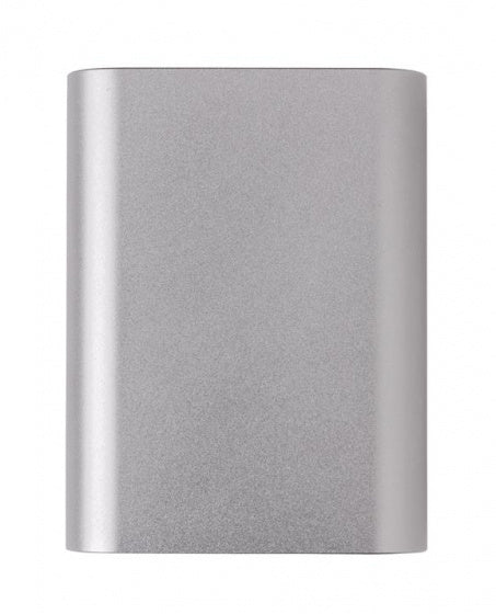 powerbank 5000 mAh 9 x 7 cm aluminium zilver