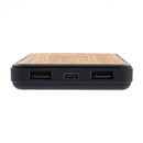 powerbank 8.000 mAh draadloos 13,1 cm bruin