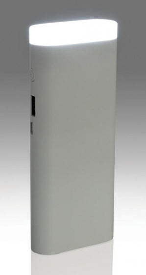 powerbank Lighthouse 10.000 mAh 14,8 cm ABS wit