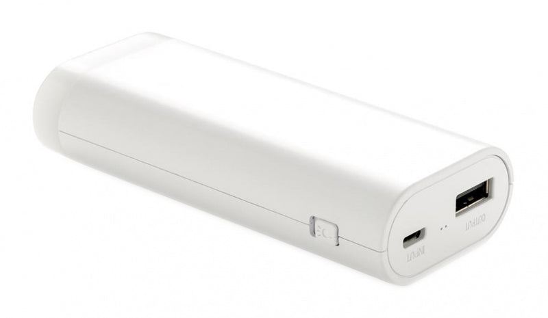powerbank Lighthouse 5000 mAh 10,5 cm ABS wit