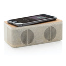 speaker/oplader bluetooth 5W 16 cm ABS/tarwestro beige