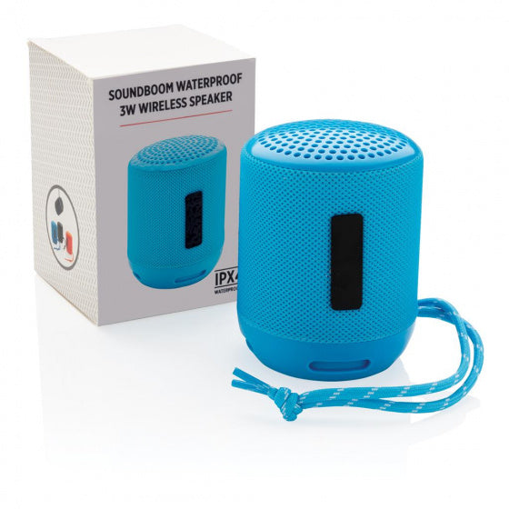 speaker Soundboom bluetooth 3W IPX4 blauw