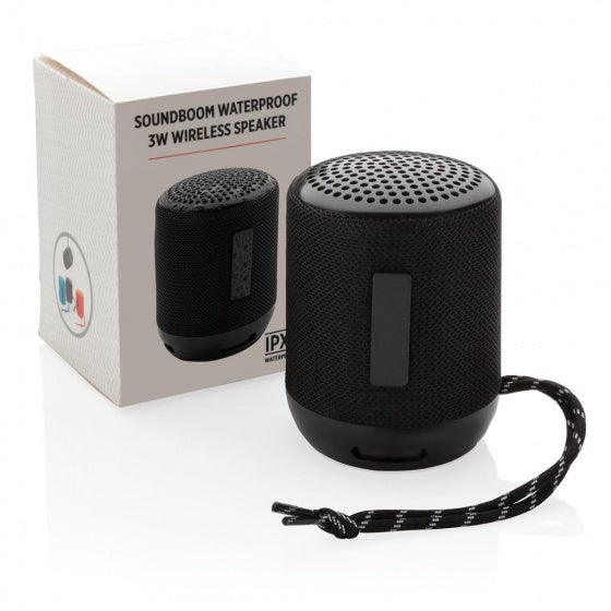 speaker Soundboom bluetooth 3W IPX4 zwart