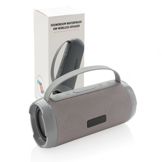 speaker Soundboom bluetooth 6W IPX4 grijs