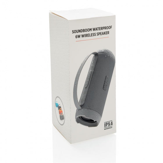 speaker Soundboom bluetooth 6W IPX4 grijs