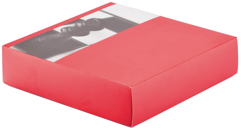 spellenset hout/karton rood/wit 5-delig