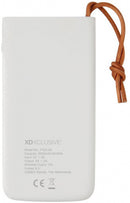 powerbank 8000 mAh 14 x 7,1 cm ABS/aluminium wit