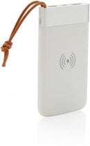 powerbank 8000 mAh 14 x 7,1 cm ABS/aluminium wit