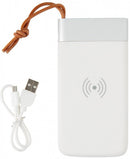 powerbank 8000 mAh 14 x 7,1 cm ABS/aluminium wit