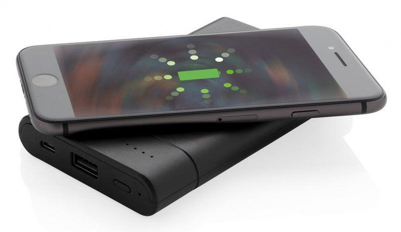 powerbank Encore draadloos 8000 mAh ABS zwart