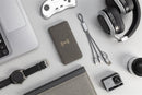 powerbank Tela draadloos 8000 mAh ABS antraciet