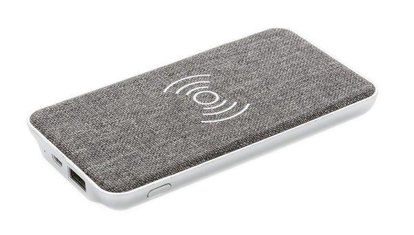 powerbank Vogue draadloos 5000 mAh ABS zilver